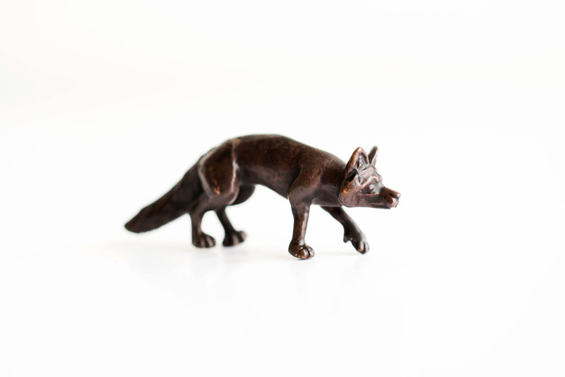 A picture of 'Miniature Bronze Walking Fox'