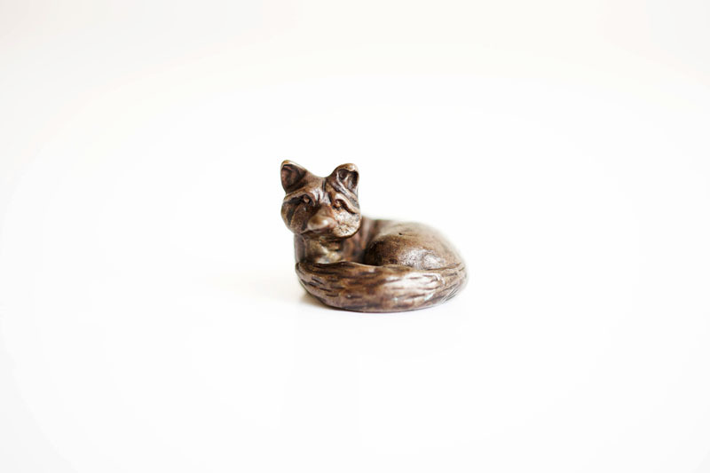 A picture of 'Miniature Bronze Lying Fox'