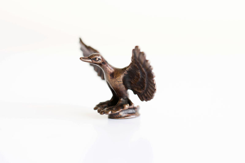 A picture of 'Miniature Bronze Duck Landing'