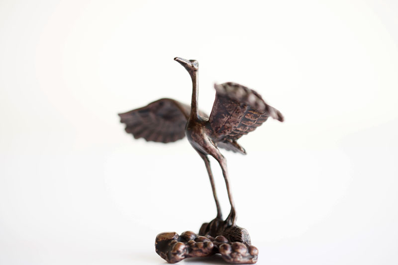 A picture of 'Miniature Bronze Crane'