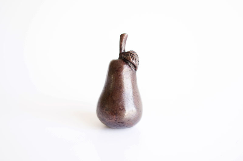 Miniature Bronze Pear