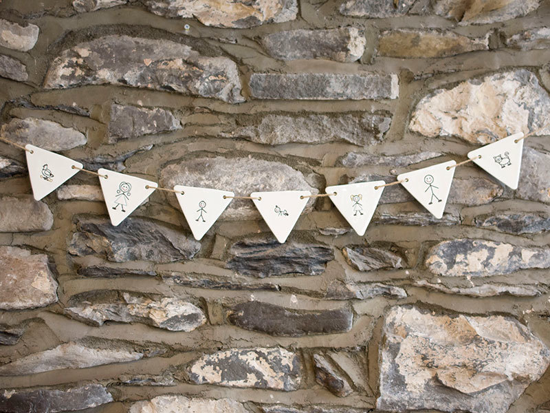 A picture of 'Family Ceramic Bunting'