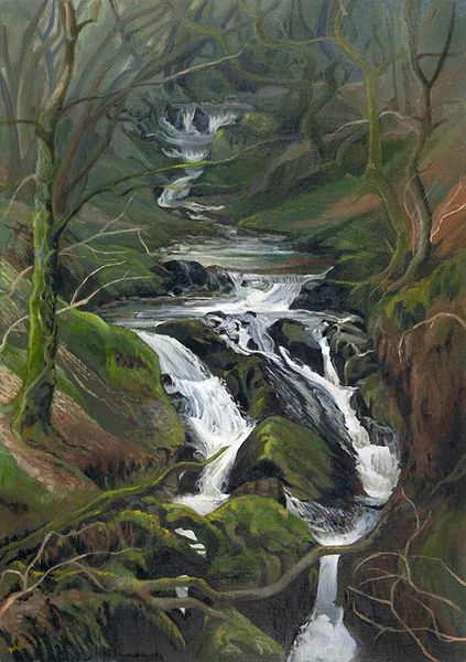 A picture of 'Falls at Nant Gwernol'