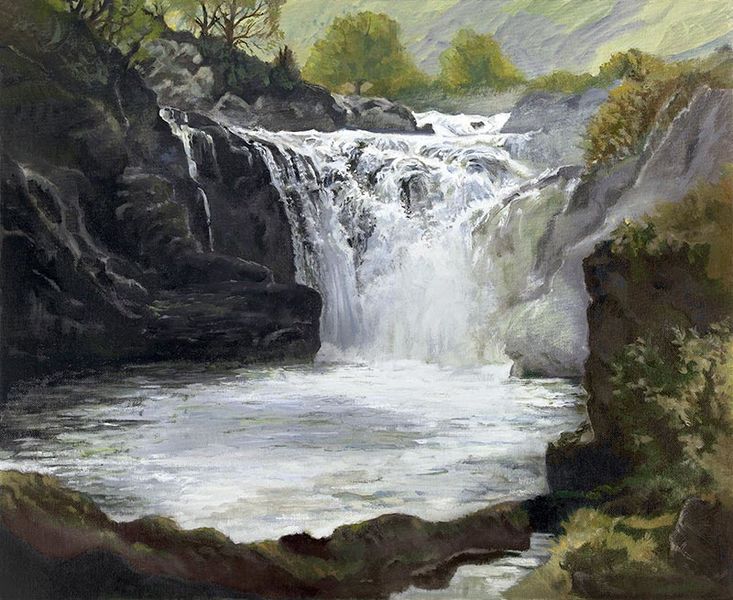 A picture of 'The Rheidol Falls'
