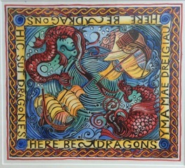 A picture of 'Here be Dragons'