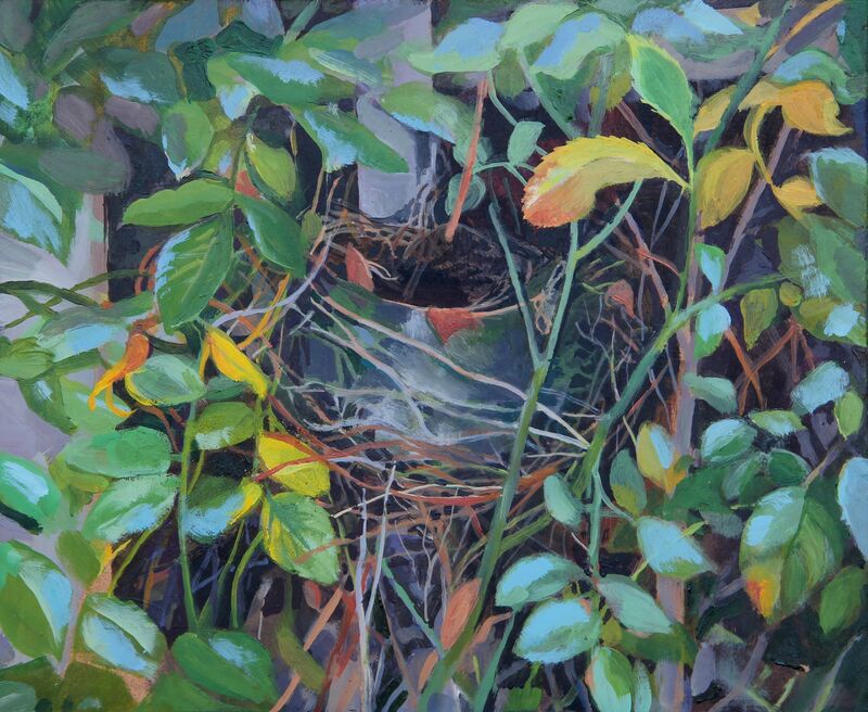 A picture of 'Bird's Nest in Trellis'