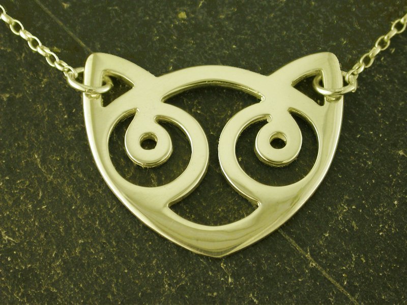 A picture of '18ct Gold Snowdon Cat Necklet'
