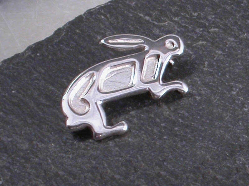 A picture of 'Silver Rabbit Brooch'