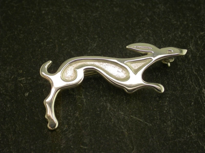 A picture of 'Silver Hare Brooch'