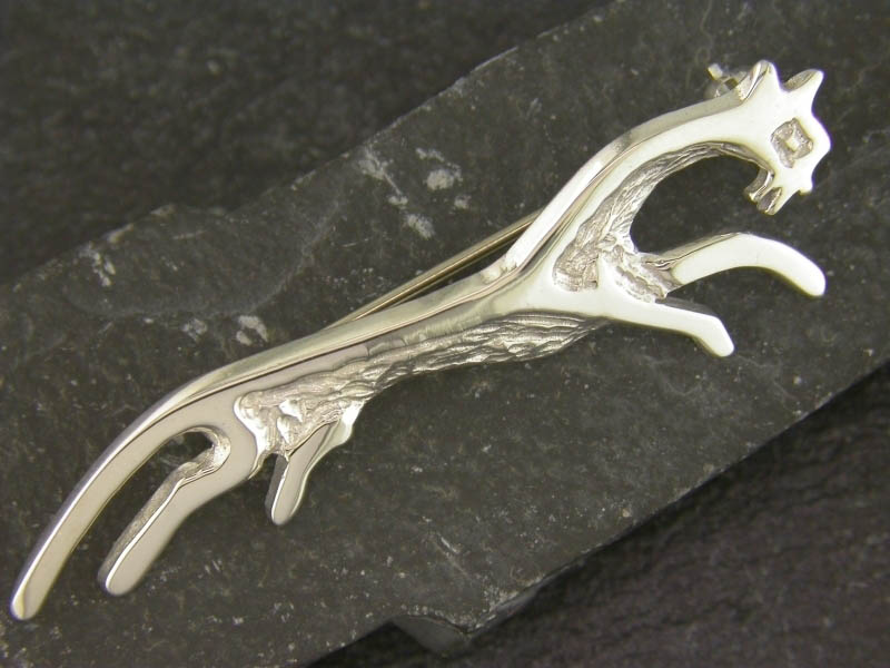 A picture of 'Silver White Horse Brooch'