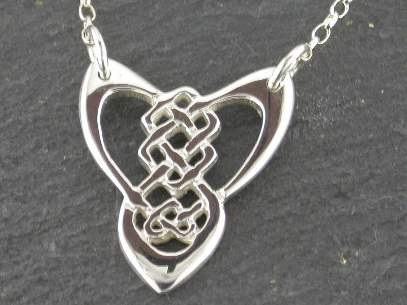 A picture of 'Silver Trinity Knot Necklet'