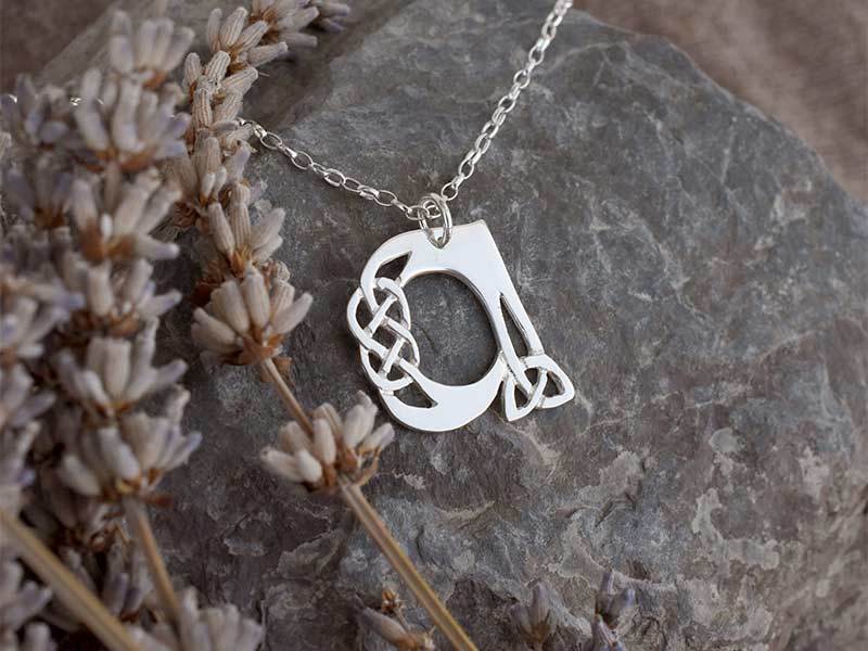 A picture of 'Silver Pendant - Initial A'