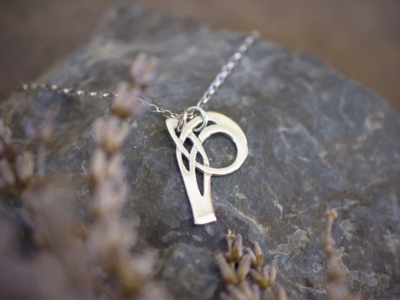 A picture of 'Silver Pendant - Initial P'
