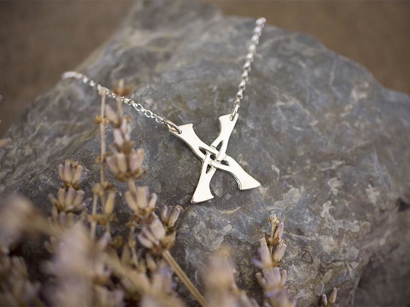 A picture of 'Silver Pendant - Initial X'