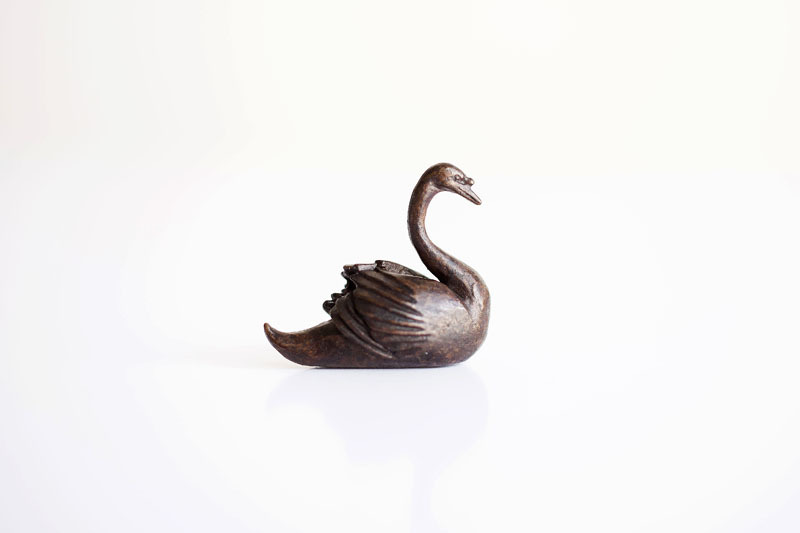 A picture of 'Miniature Bronze Swan''