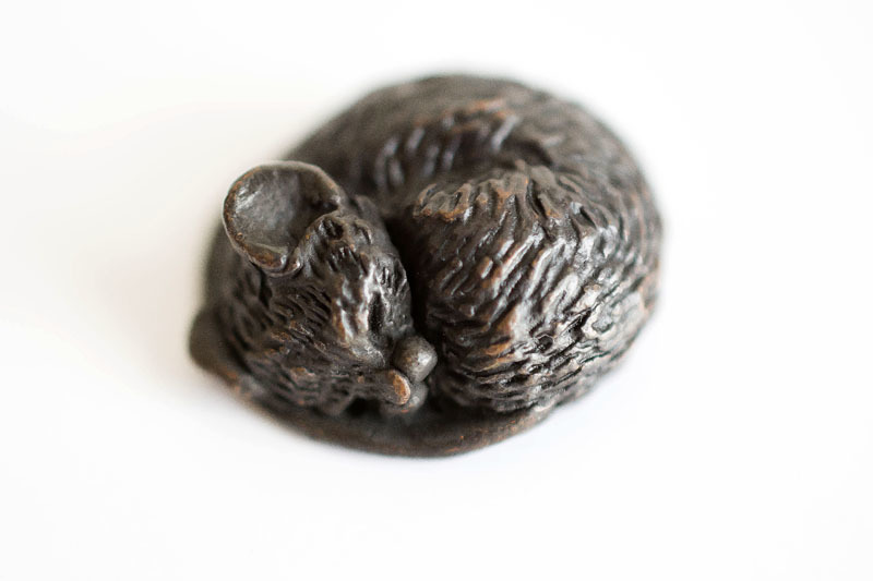 A picture of 'Miniature Bronze Sleeping Mouse''