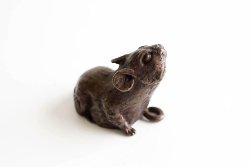A picture of 'Miniature Bronze Sitting Mouse''