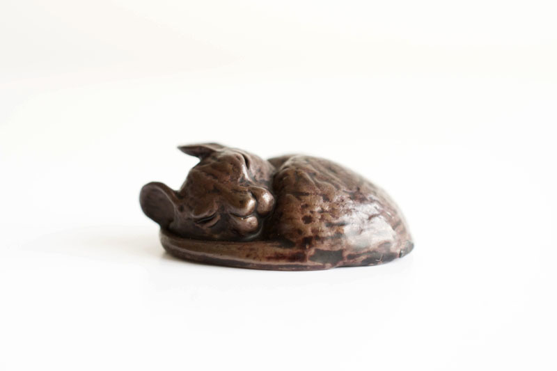A picture of 'Miniature Bronze Large Sleeping Mouse''