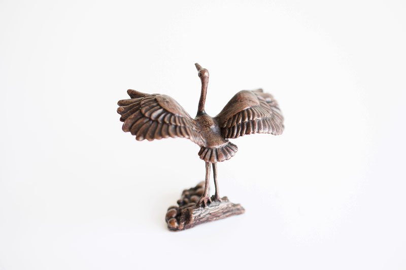 A picture of 'Miniature Bronze Crane''