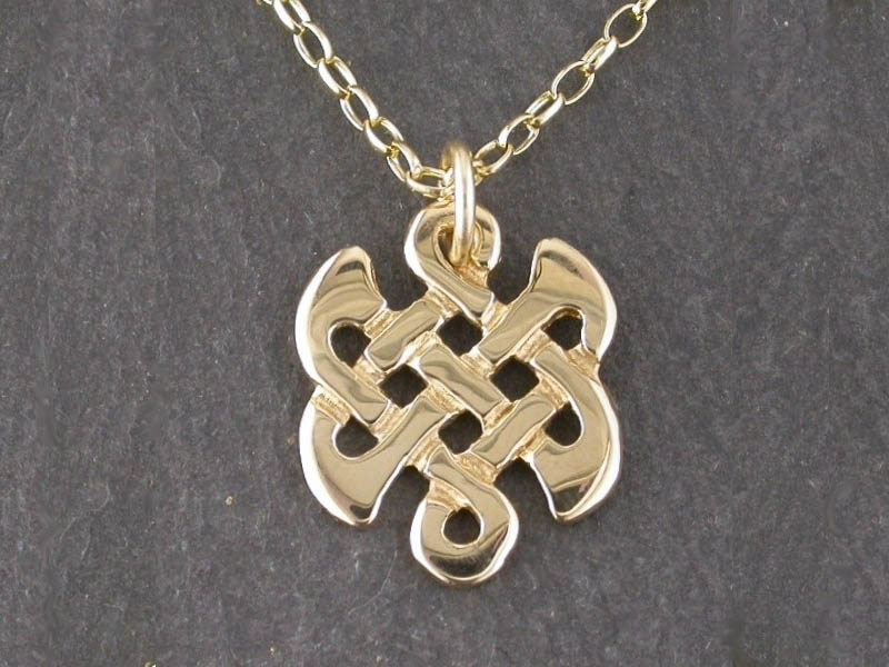 18ct Gold Celtic Knot Pendant