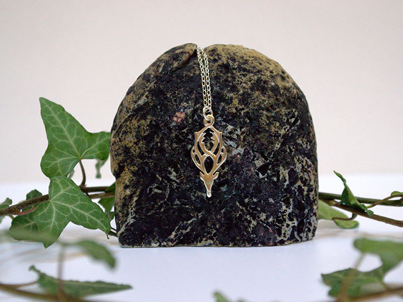 A picture of '9ct gold Rhedynfre Stag Pendant''