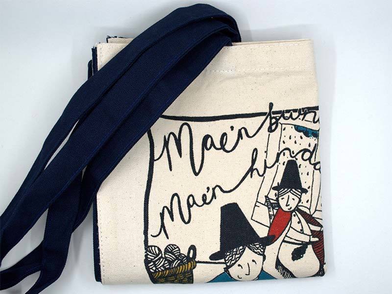 A picture of 'Tregaron Girls Bag Navy Blue''