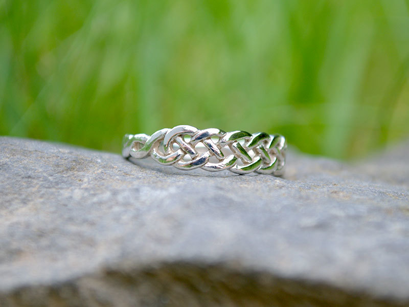 A picture of 'Silver Pierced Knot Ring''