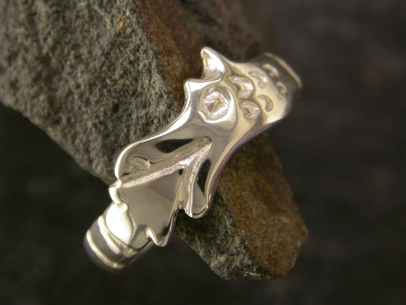A picture of 'Silver Circle Dragon Ring''