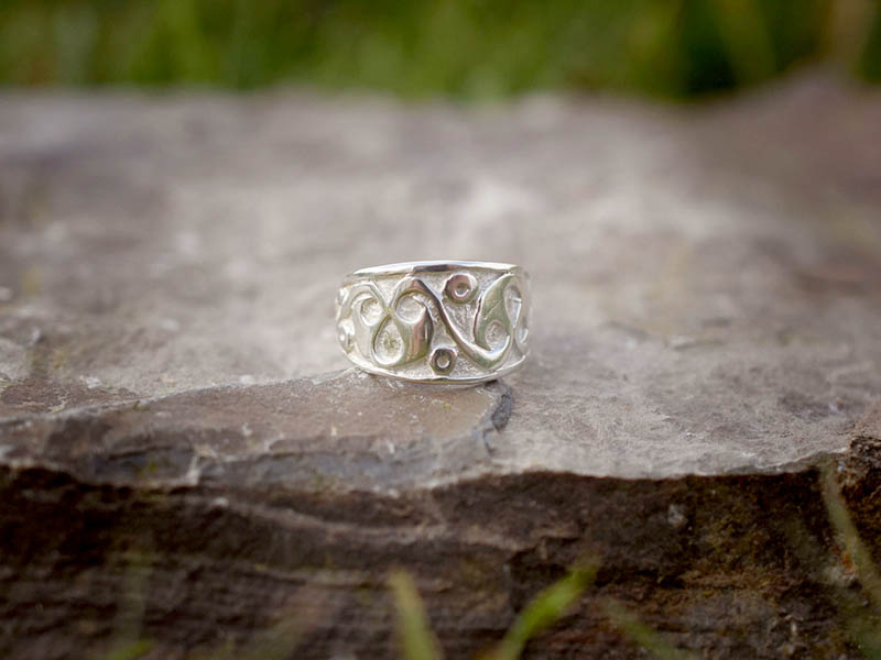 A picture of 'Silver LaTene Ring''
