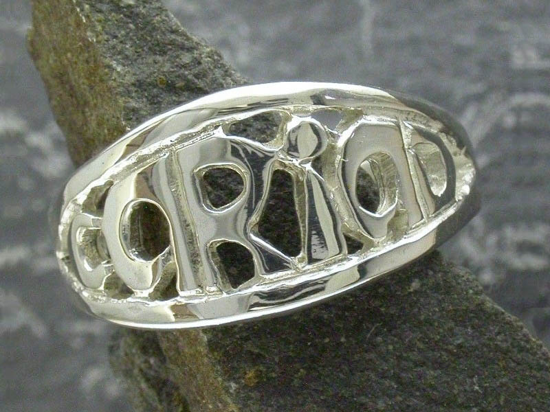 A picture of 'Silver Cariad Ring''