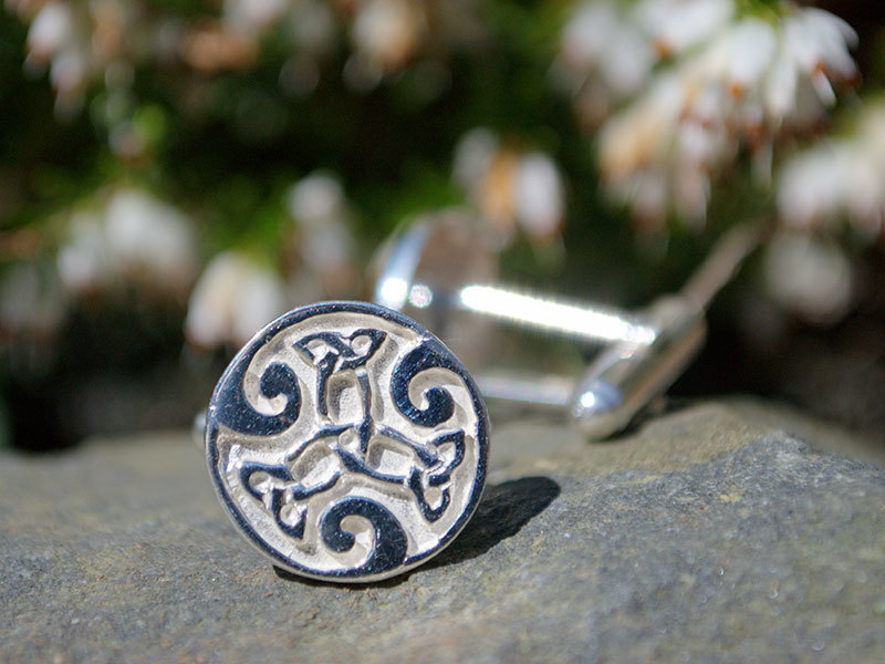 A picture of 'Silver Dylan Cufflinks''