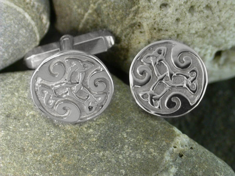 A picture of 'Silver Dylan Cufflinks''