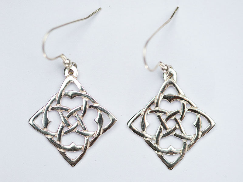 A picture of 'Silver Cara Earrings''