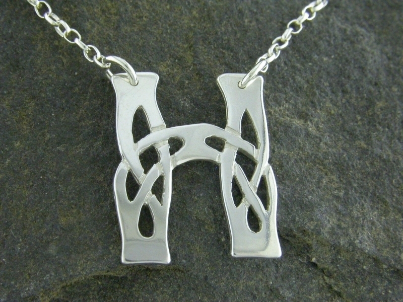A picture of 'Silver Pendant - Initial H''