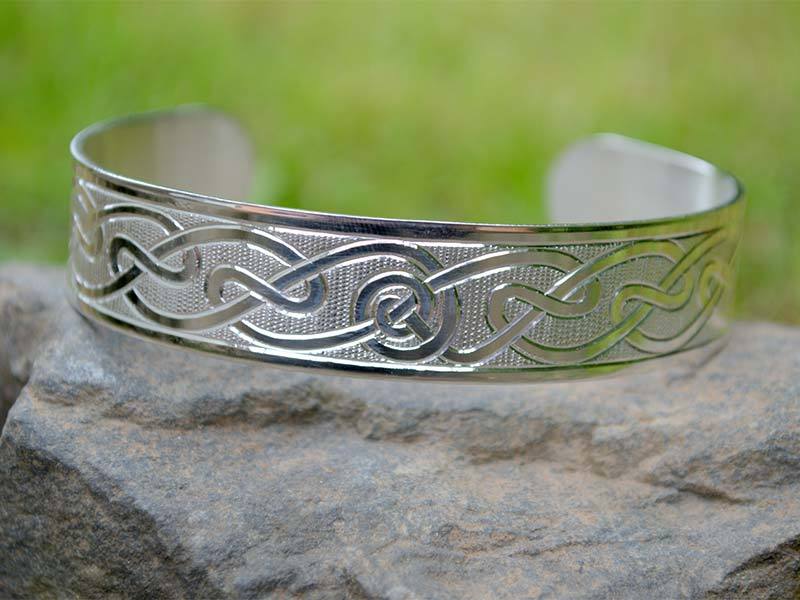 A picture of 'Silver Hafren Bangle''