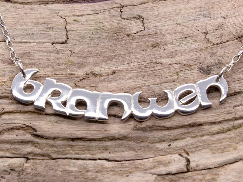 A picture of 'Silver Bespoke Name Necklet''
